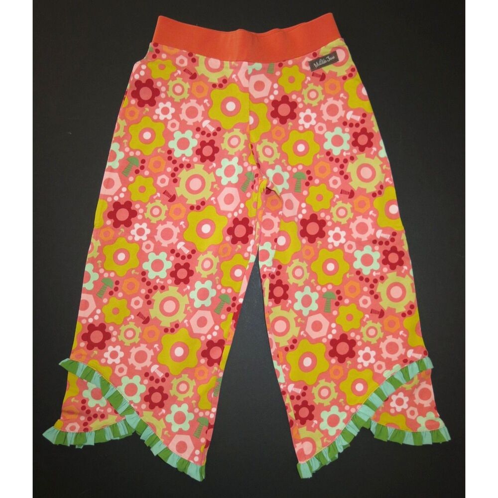 NEW Matilda Jane girls 8 10 Relay Race capri pants straightees Wonderful Parade
